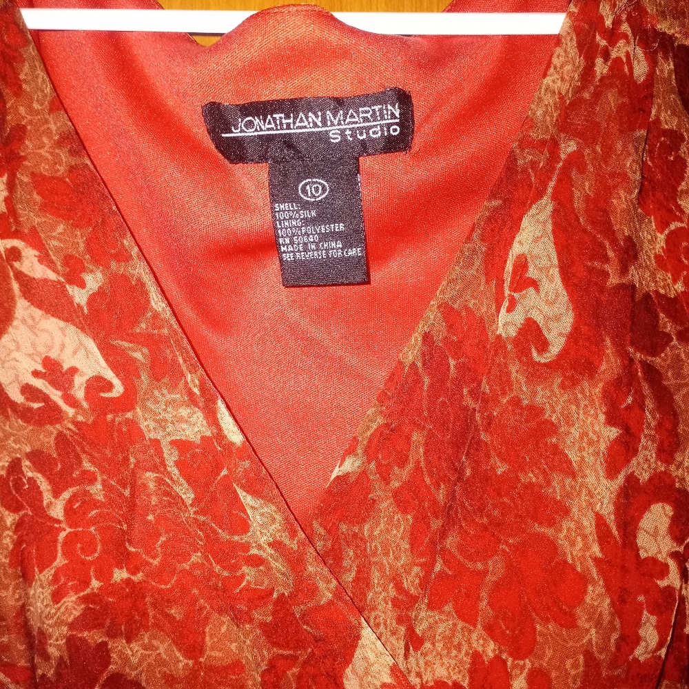 Size 10 red dress from Jonathan Martin Studio